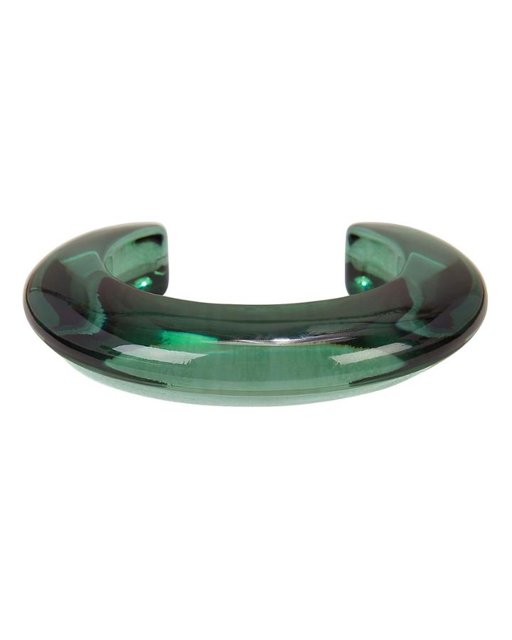 Lizzie Fortunato Ridge Cuff Green 1size