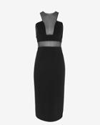Cushnie Et Ochs Power Stretch Organza Inset Dress