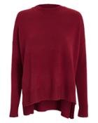 Derek Lam 10 Crosby Boxy Cashmere-blend Sweater Red-drk M