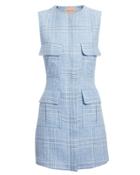 Maggie Marilyn Do Whatever It Takes Mini Dress Blue Check 8