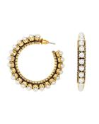 Erickson Beamon Passion Fruit Hoops Gold 1size