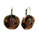 Aris By Treska Gold-tone Disc Leverback Earrings