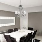 Decor Therapy Four Light Crystal Chandelier