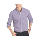 Izod Advantage Performance Stretch Slim Fit Long Sleeve Gingham Shirt