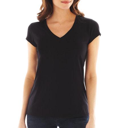 A.n.a Short-sleeve V-neck T-shirt