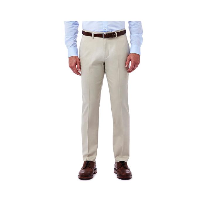Haggar Premium No Iron Slim-fit Flat-front Khakis