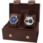 Lebos Mens Black Strap Watch-j-114ssb