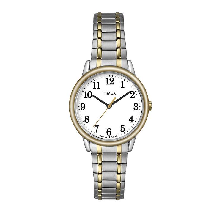 Timex Easy Reader Womens Two-tone Stainless Steel Expansion Watch Tw2p78700