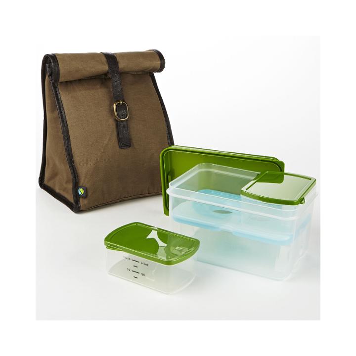 Fit & Fresh Men's Classic Lunch Bag Kit
