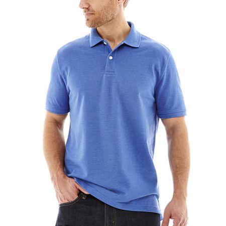 St. John's Bay Heathered Legacy Piqu Polo