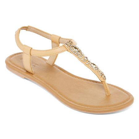 Mixit Embellished T-strap Sandals