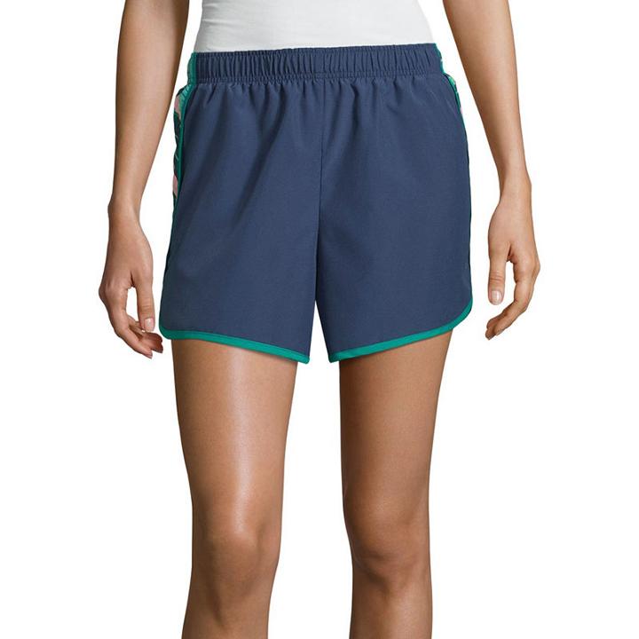 Xersion Contrast Yoke Run Short - Tall Inseam 4.75