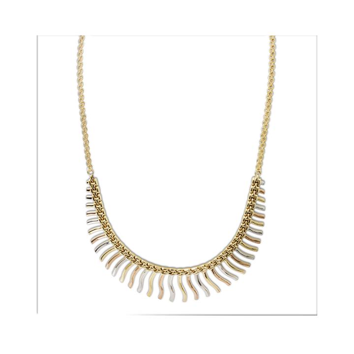 Tri-tone Cleopatra Necklace