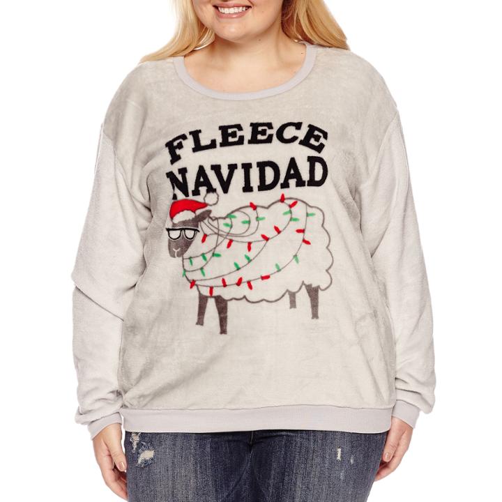 Fleece Sweatshirt- Juniors Plus