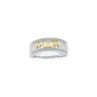 Womens 1/6 Ct. T.w. Genuine White Diamond Gold Over Silver Cocktail Ring
