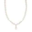Sofia Womens 1/8 Ct. T.w. Cultured Freshwater Pearl 10k Gold Pendant Necklace