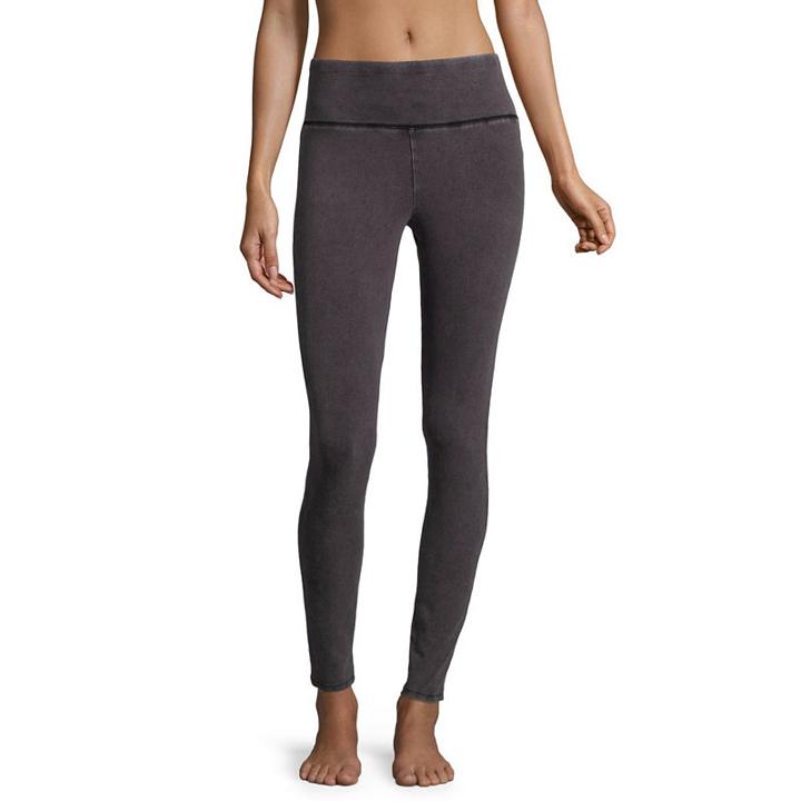 Flirtitude Washed Leggings - Juniors