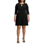 Msk 3/4 Sleeve Shift Dress - Plus