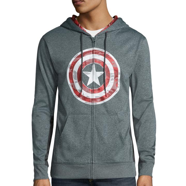 Marvel Long-sleeve Captain America Hoodie