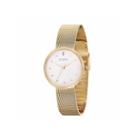 Fjord Mesh Band Womens Gold Tone Expansion Watch-fj-6035-44
