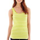 Stylus&trade; Ribbed Tank Top-petite