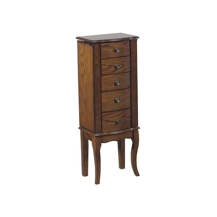 Olivia Oak Jewelry Armoire