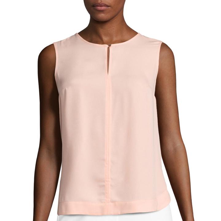 Liz Claiborne Sleeveless Drape Front Blouse
