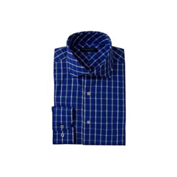 Andrew Fezza Long Sleeve Woven Plaid Dress Shirt - Slim