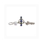 Arizona 5-pc. Cabs Feather Stone Ring Set