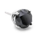1 Ct. T.w. Color-enhanced Black Diamond Single Stud Earring