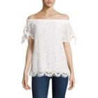 Miss Chievous Lace Blouse-juniors