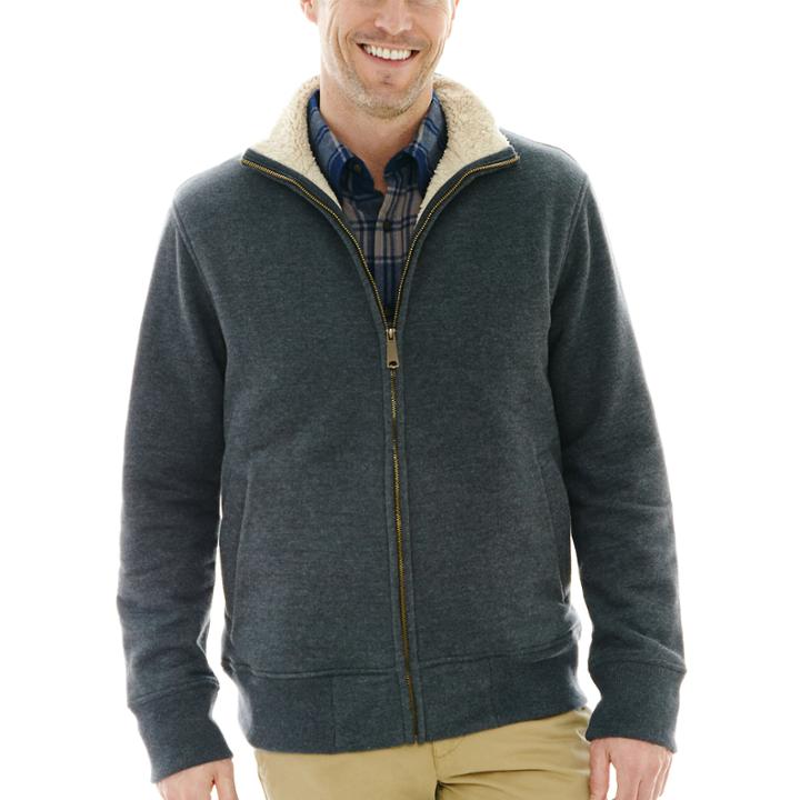 St. John's Bay Fleece Mockneck Jacket