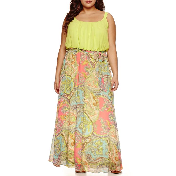 Robbie Bee Sleeveless Maxi Dress-plus