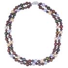 Not Applicable Womens Multi Color Pearl Strand Necklace