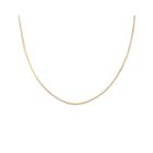 Gold Over Sterling Silver 18 Square Snake Chain