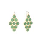 Monet Jewelry Green Chandelier Earrings