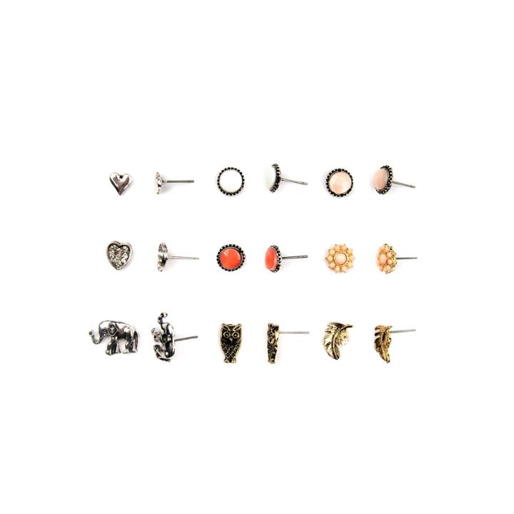 Arizona 18-pc. White Earring Sets