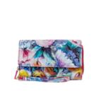 Mundi Big Fat Wristlet Midday Bloom Rfid Blocking Checkbook Wallet