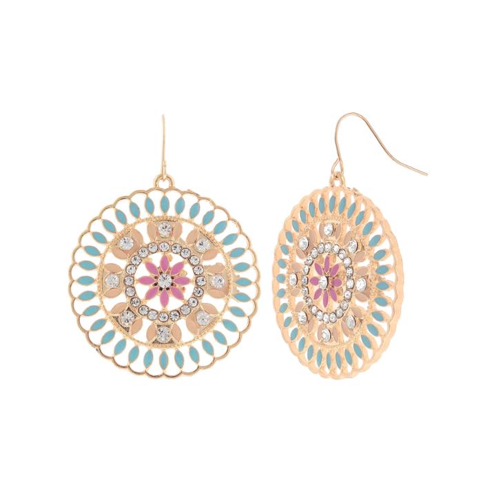 Decree Clear Drop Earrings