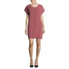 Spense Scoop Neck Snap Dress
