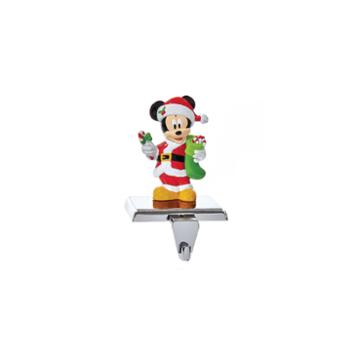 Kurt Adler Disney Mickey Mouse Stocking Hanger With Retractable Hook