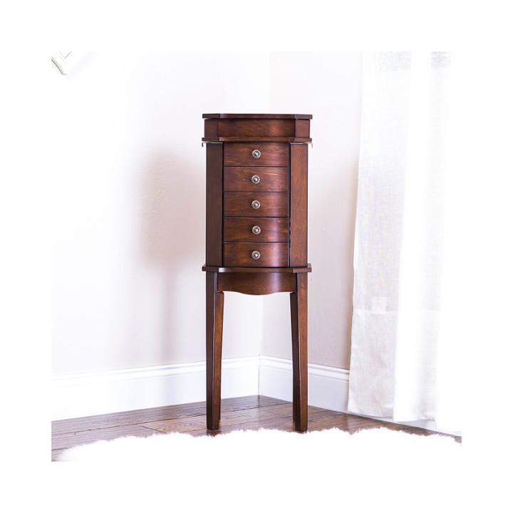 Hives & Honey Meg Walnut Jewelry Armoire