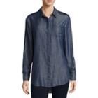 Liz Claiborne Long Sleeve Chambray Shirt
