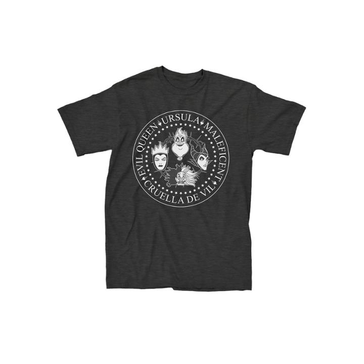 Short-sleeve Villains In Circle Short-sleeve Graphic T-shirt