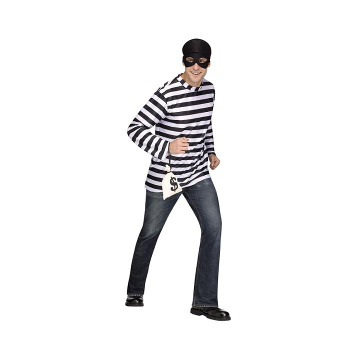 Burglar 4-pc. Dress Up Costume Mens