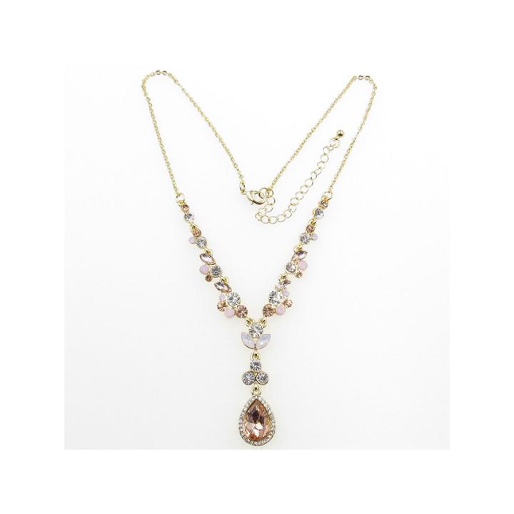 Vieste Rosa Womens Pink Y Necklace