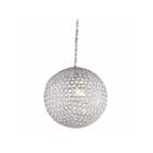 Warehouse Of Tiffany Jasmine 2-light Round Crystal10-inch Chrome Chandelier