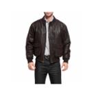 Landing Leathers Men's A-2 Distressed Goatskin Leather Flight Bomber Jacket