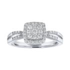 Womens 1/3 Ct. T.w. Genuine Diamond White Promise Ring