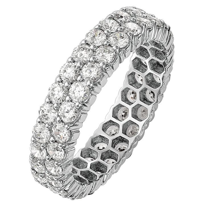 Womens 2 3/8 Ct. T.w. Genuine White Diamond 14k Gold Eternity Band